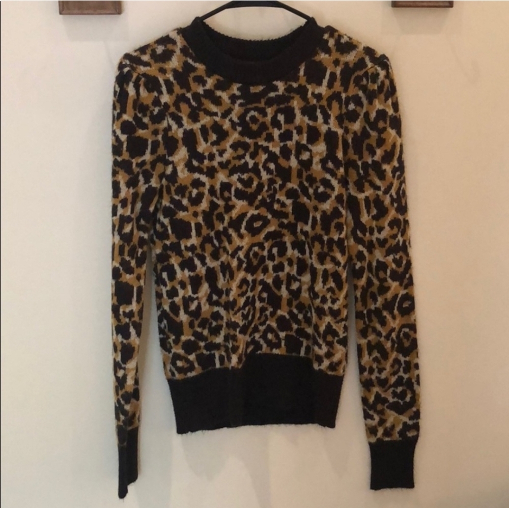 Who What Wear Leopard Sweater